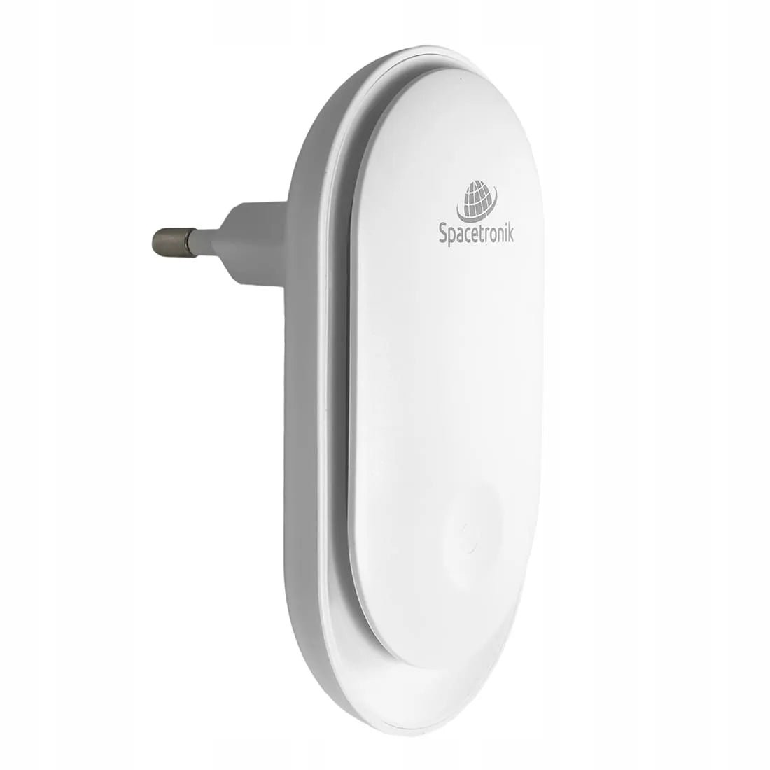 Išmanusis naktinis šviestuvas į kištukinį lizdą su jutikliu Spacetronik NIGHT LIGHT baltas