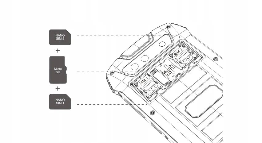 Išmanusis telefonas „Cubot King Kong Mini 2 Pro“ LTE, „Android 11“, „Dual SIM“
