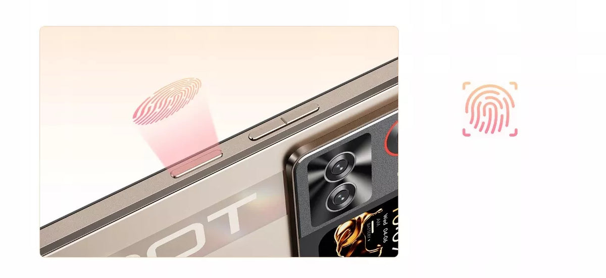 Išmanusis telefonas Cubot X100 5G Dual SIM 16/256 GB, Android 15, su dviem ekranais ir dėklu