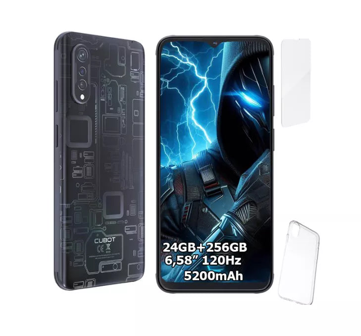 Išmanusis telefonas „Cubot X70“, 24/256 GB, NFC, „Dual SIM“, 6,58 col.