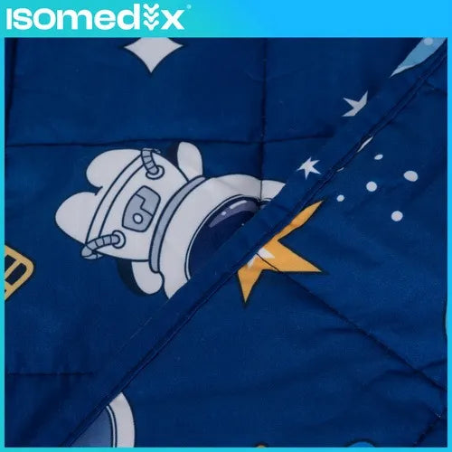 ISOMEDIX svertinė antklodė vaikams, 4 kg, 100 × 150 cm, sensorinė, minkšta
