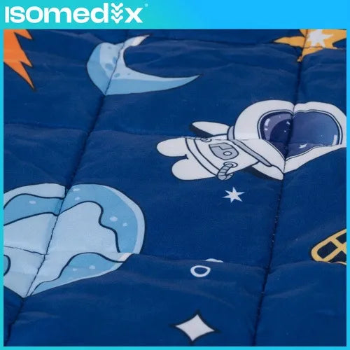 ISOMEDIX svertinė antklodė vaikams, 4 kg, 100 × 150 cm, sensorinė, minkšta
