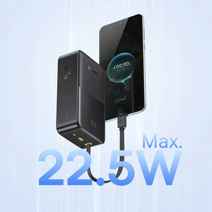 Išorinė baterija (Powerbank) Baseus 30000 mAh 22.5W greitas įkrovimas USB-A USB-C + USB-C laidas