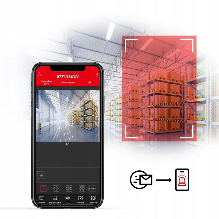 Išorinė vamzdinė kamera 4MPx IP POE, aptikimas 30m IR, 2.8mm + AUDIO IP66
