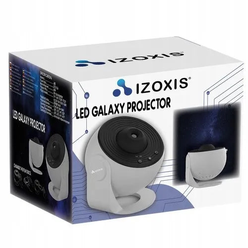 Izoxis 24941 LED žvaigždžių projektorius – namų planetariumas su laikmačiu ir USB-C