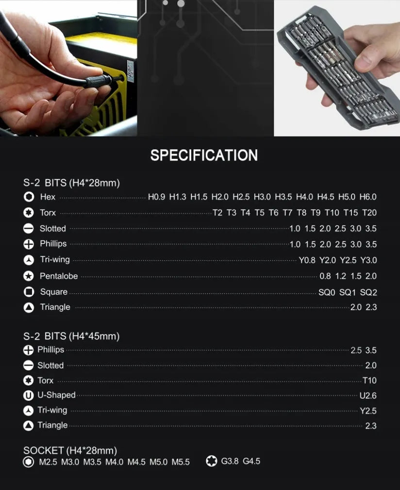 JAKEMY JM-8172 remonto įrankių rinkinys telefonams