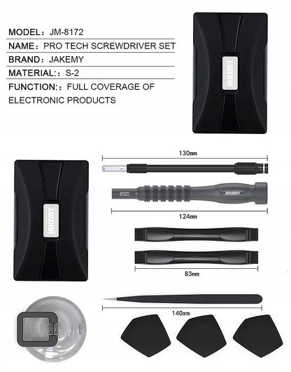 JAKEMY JM-8172 remonto įrankių rinkinys telefonams