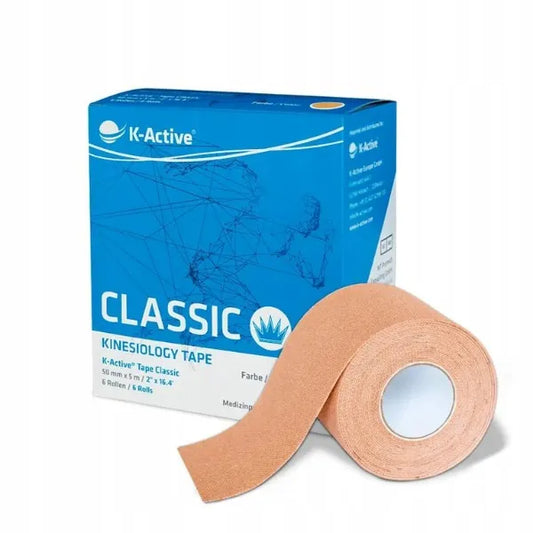 Japoniška K-ACTIVE KINESIOLOGY kineziologinė juosta NITTO DENKO