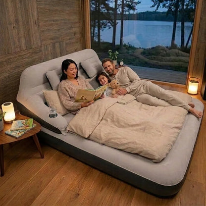 Jilong dvivietis pripučiamas čiužinys su atlošu, „Queen Size“