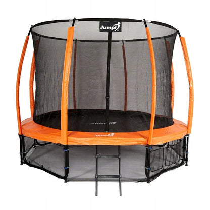 Jumpi Maxy Comfort Plus 10FT 312cm sodo batutas su apsauginiu tinklu, kopėtėlėmis ir inkarų rinkiniu