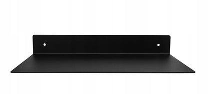 Juoda metalinė sieninė lentyna „Arona“, 25 cm, lofto stiliaus, universali P6