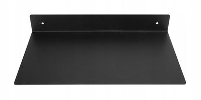 Juoda metalinė sieninė lentyna „Arona“, 25 cm, lofto stiliaus, universali P6