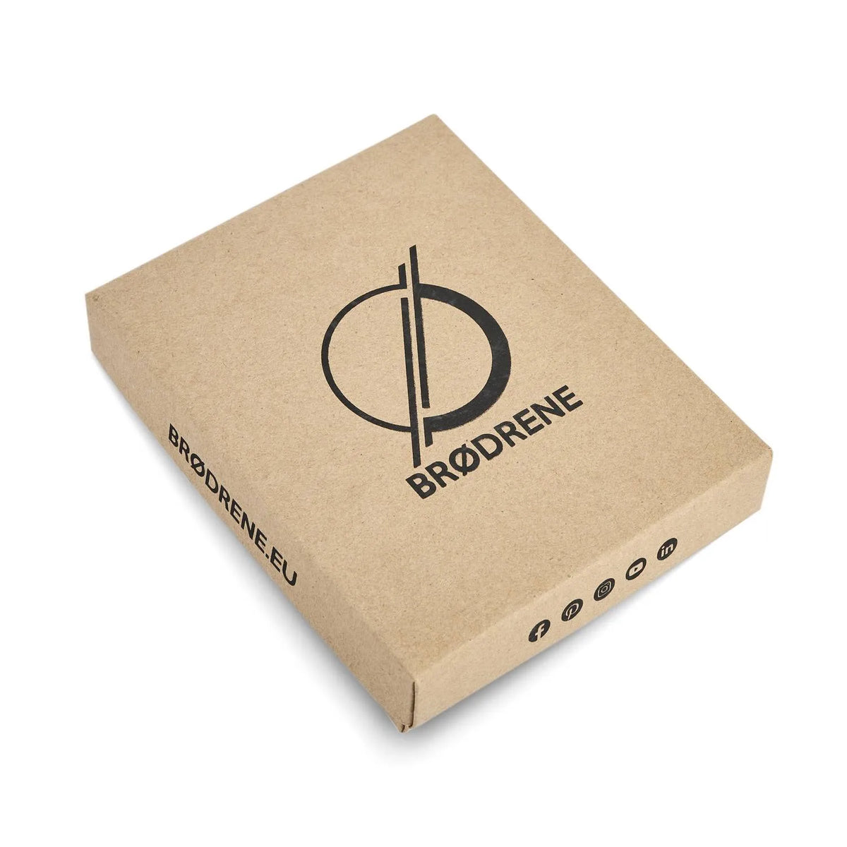 Juoda vyriška „Brødrene“ RFID piniginė G-06L