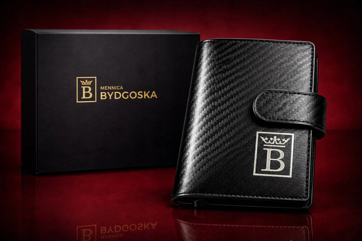 Juoda vyriška „Card Holder“ piniginė su RFID apsauga ir dėžute, ekologiška oda