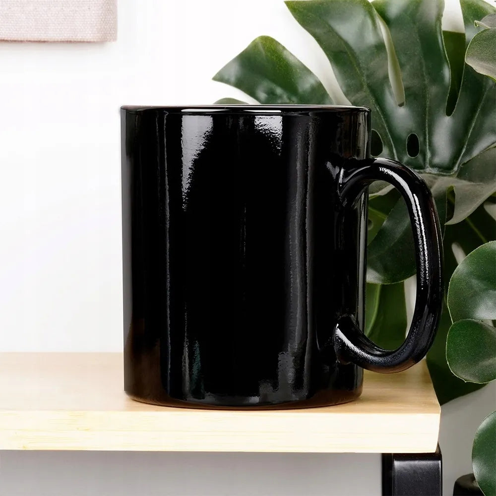 Juodų puodelių rinkinys kavai ir arbatai 300 ml 6 vnt. Vilde