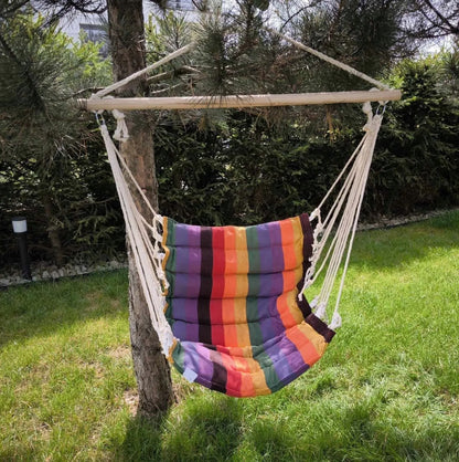 Kabanti braziliška kėdė „Rainbow“ su 6 cm paminkštinimu, 100 kg Ineox BG03WK