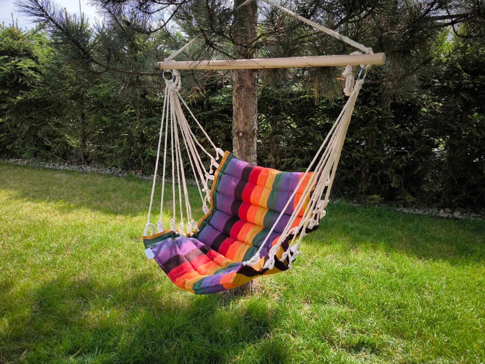 Kabanti braziliška kėdė „Rainbow“ su 6 cm paminkštinimu, 100 kg Ineox BG03WK