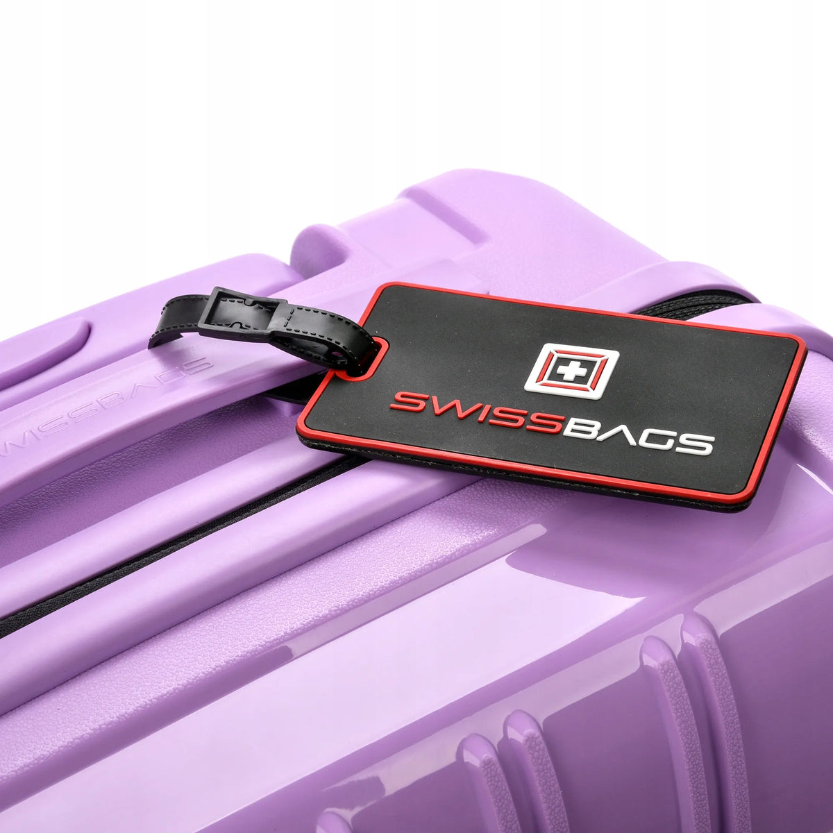 Kabinamas lagaminas SwissBags Tourist, 55 cm, 40 l, su TSA spyna, violetinis