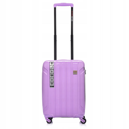 Kabinamas lagaminas SwissBags Tourist, 55 cm, 40 l, su TSA spyna, violetinis