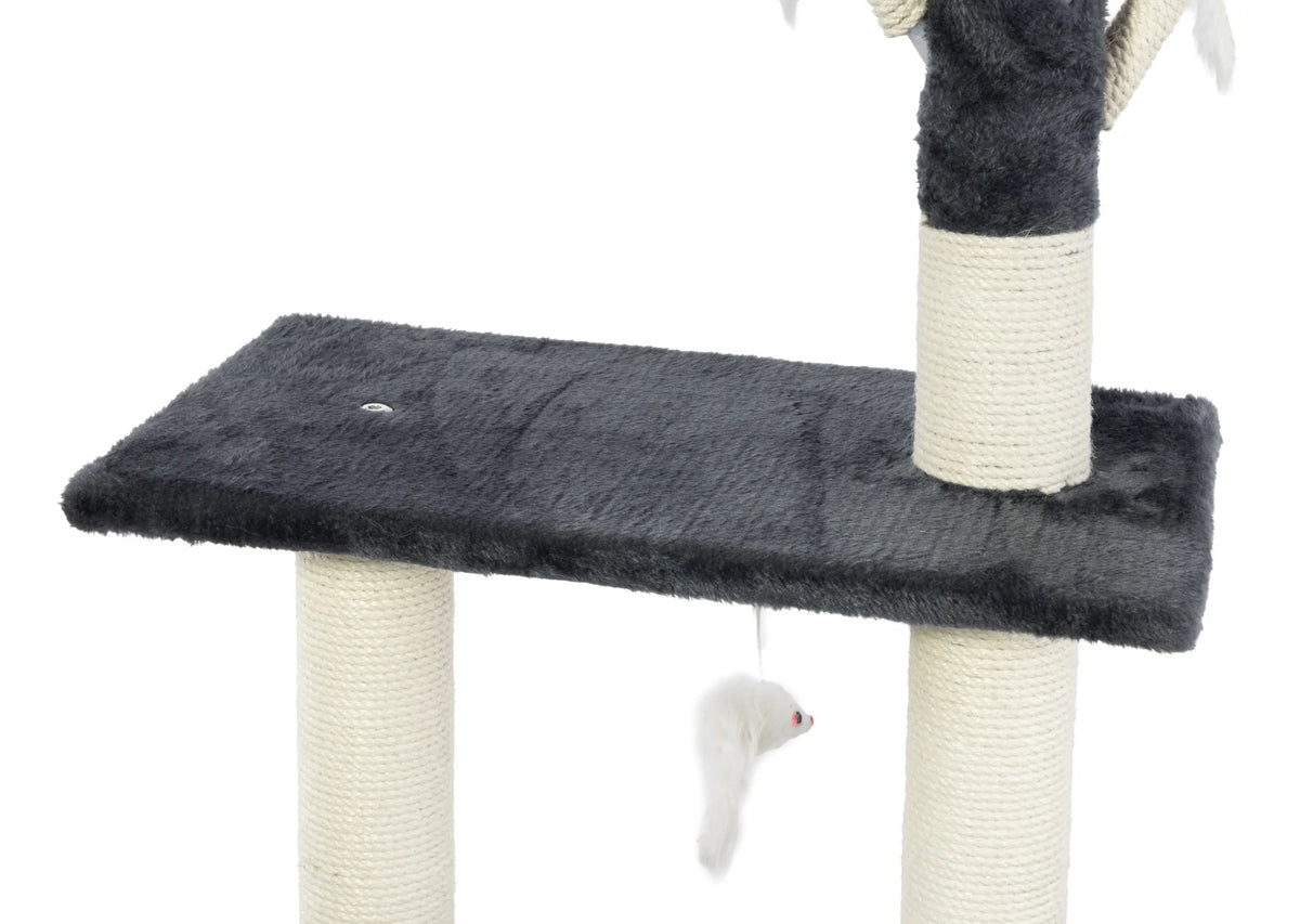 Kačių draskyklė 138 cm, tamsiai pilka WERDANO PETS
