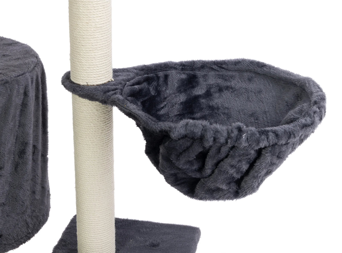 Kačių draskyklė 138 cm, tamsiai pilka WERDANO PETS