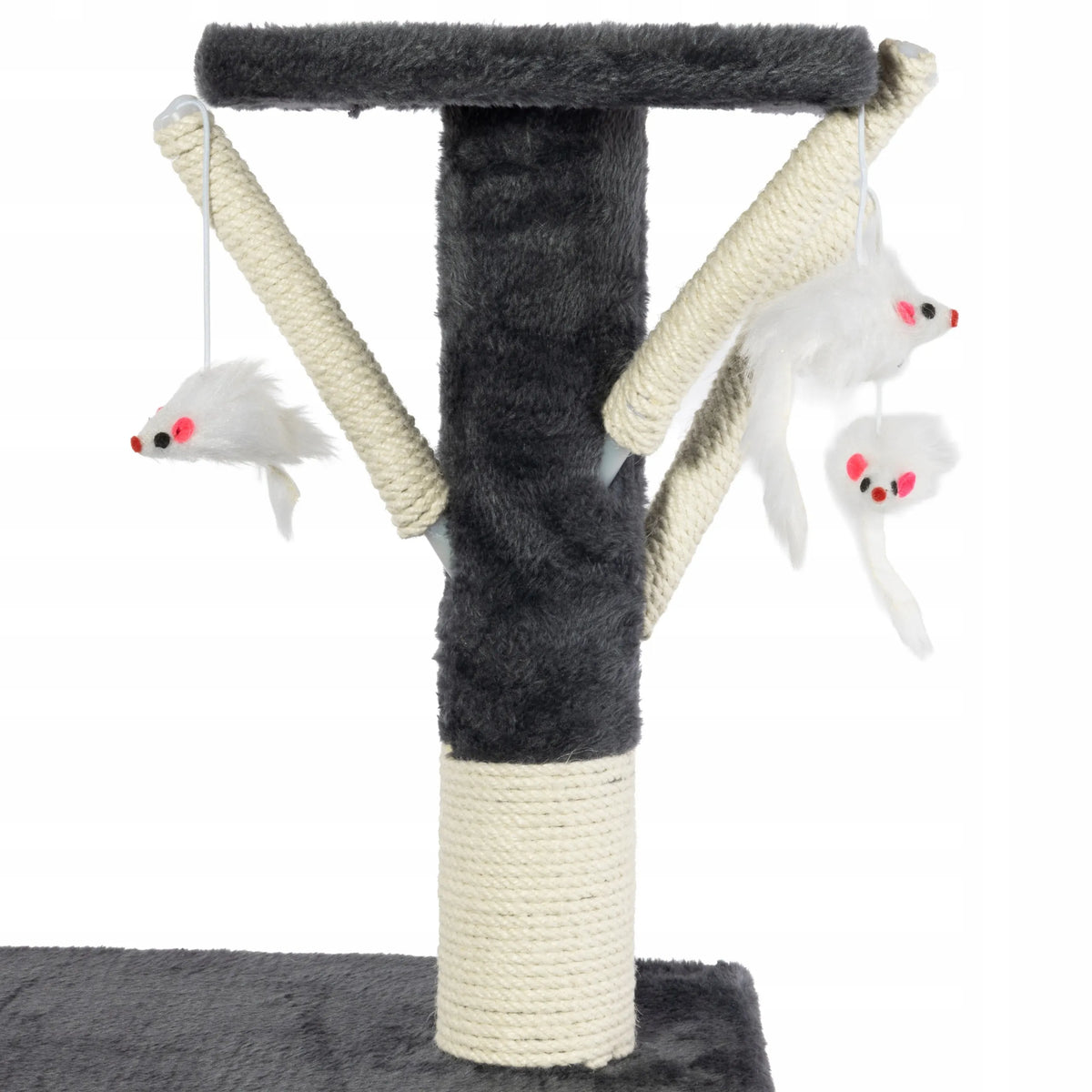 Kačių draskyklė 138 cm, tamsiai pilka WERDANO PETS