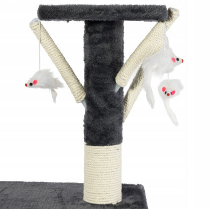 Kačių draskyklė 138 cm, tamsiai pilka WERDANO PETS