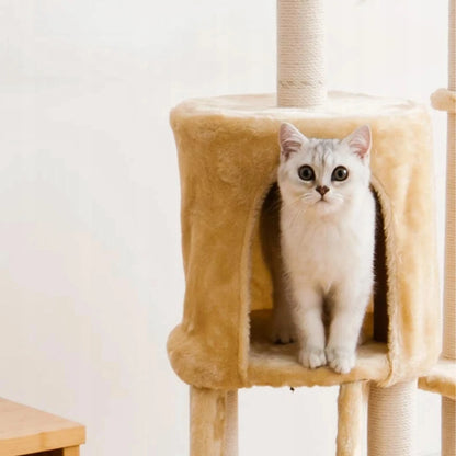 Kačių draskyklė 138 cm, tamsiai pilka WERDANO PETS