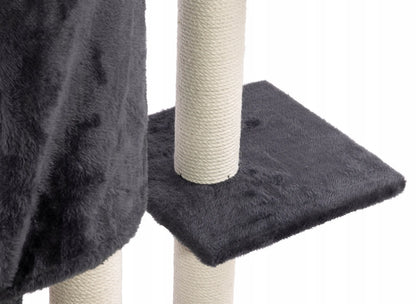 Kačių draskyklė 138 cm, tamsiai pilka WERDANO PETS