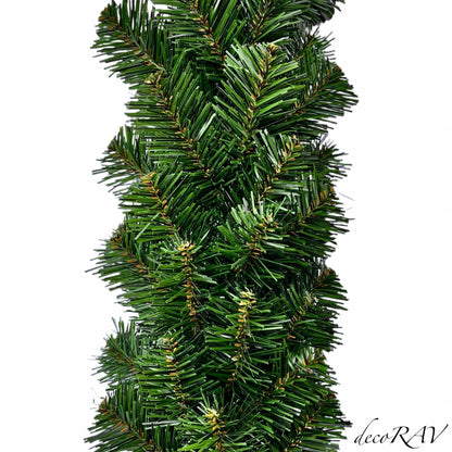 Kalėdinė girlianda 300 cm, eglutės šakų imitacija