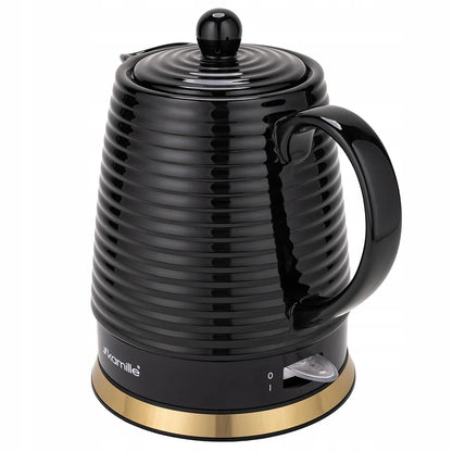 Kamille KM1731 belaidis keraminis elektrinis virdulys, 1200 W, 1,2 l, juodas