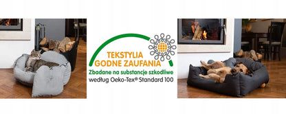 Kampinis šuns guolis aptvaras Salla 110x110 vandeniui atsparus