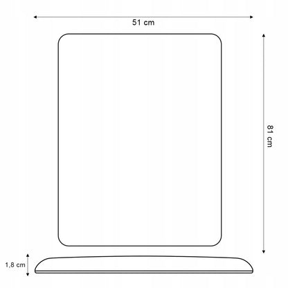 Kamštinis antistresinis kilimėlis stovėjimui prie stalo 51x81 cm Spacetronik