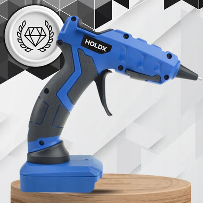 Karšto lydalo klijų pistoletas suderinamas su Bosch 18V akumuliatoriumi + klijų lazdelės