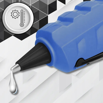 Karšto lydalo klijų pistoletas suderinamas su Bosch 18V akumuliatoriumi + klijų lazdelės