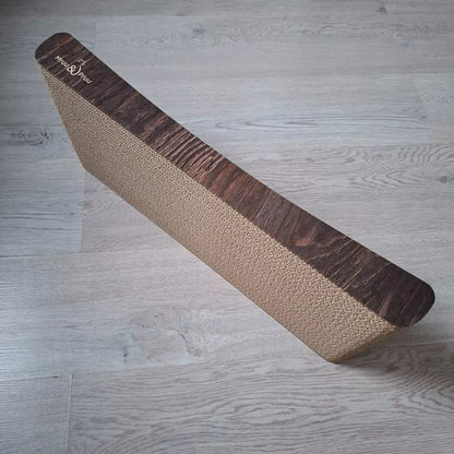 Kartoninė draskyklė-guolis katėms SIGMA Mruu&Pruu, ruda