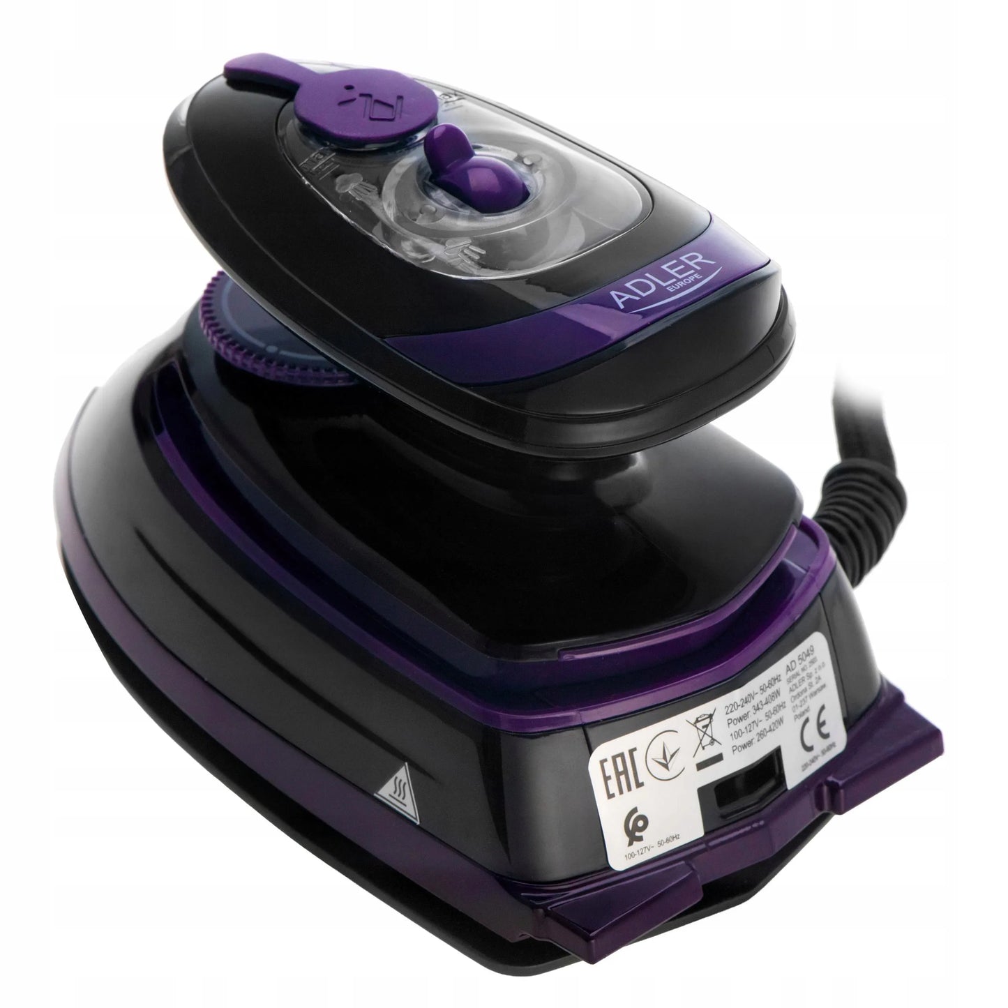 Keliautojo garinis lygintuvas 420W keramikinis Adler AD 5049