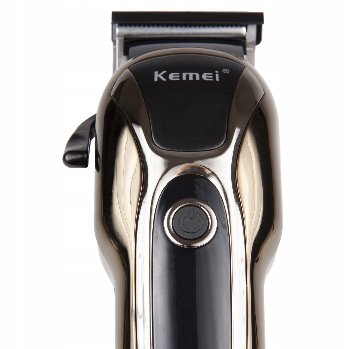 „Kemei KM-1990“ plaukų ir barzdos kirpimo mašinėlė su antgaliais, LCD ekranu