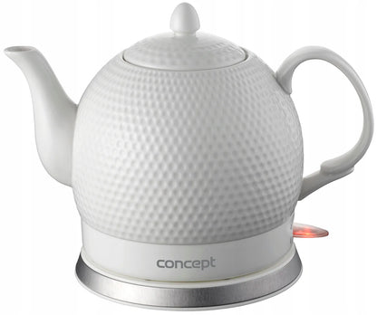 Keraminis belaidis elektrinis virdulys „Concept Golf RK0050“, 1,2 l, baltas