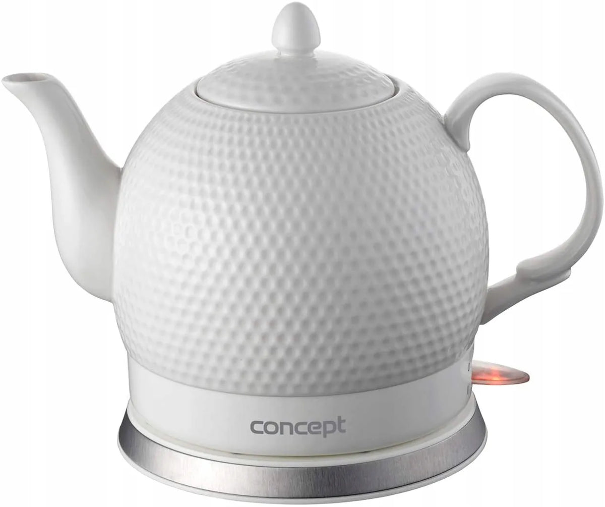 Keraminis belaidis elektrinis virdulys „Concept Golf RK0050“, 1,2 l, baltas