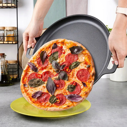 Ketaunė ketaus keptuvė dujinėms, indukcinėms viryklėms, griliui ir orkaitei, 35 cm