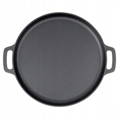 Ketaunė ketaus keptuvė dujinėms, indukcinėms viryklėms, griliui ir orkaitei, 35 cm