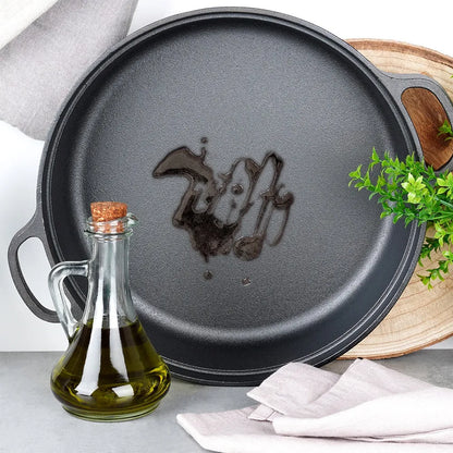 Ketaus keptuvė su dangčiu, 30 cm, 3,5L, tinka dujinėms, indukcinėms viryklėms ir griliui