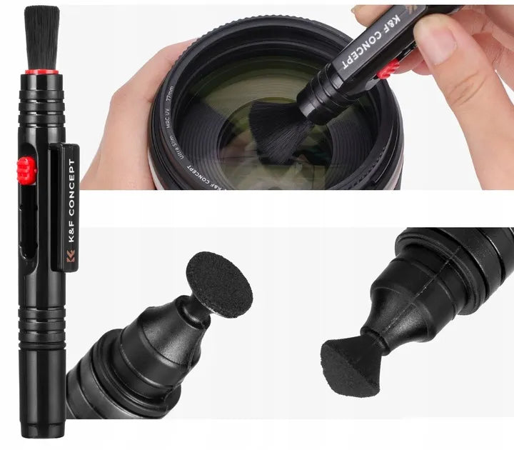 K&F Concept 25-in-1 valymo rinkinys APS-C 16 mm jutikliams, fotoaparatams, vaizdo kameroms ir dronams