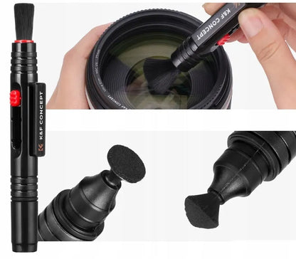 K&F Concept 25-in-1 valymo rinkinys APS-C 16 mm jutikliams, fotoaparatams, vaizdo kameroms ir dronams