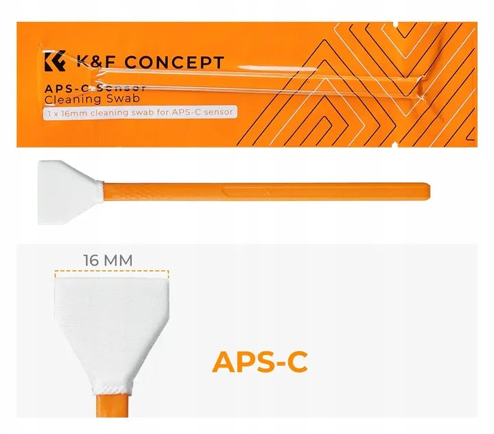 K&F Concept 25-in-1 valymo rinkinys APS-C 16 mm jutikliams, fotoaparatams, vaizdo kameroms ir dronams