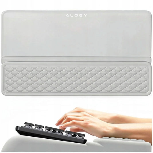 Kilimėlis klaviatūrai ir riešams ant stalo, memory foam putos, Alogy ErgoPad™