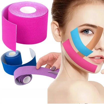 Kinesio kineziologinė juosta, lipni juosta tapingui, atspari vandeniui, 5 cm × 5 m