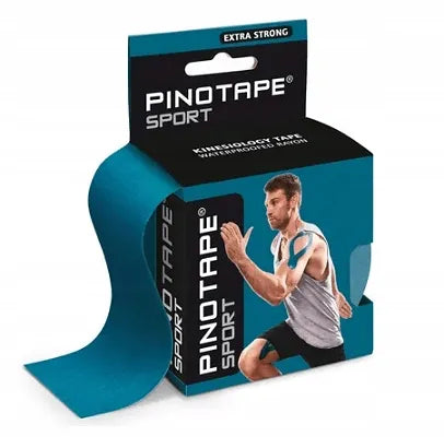 Kinezio juosta PINOTAPE Sport, 5 cm × 5 m, petrol spalvos