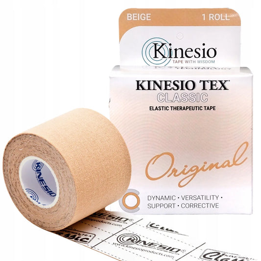 Kineziterapinė juosta Kinesio Tex Classic, 5 cm x 4 m, kūno spalvos